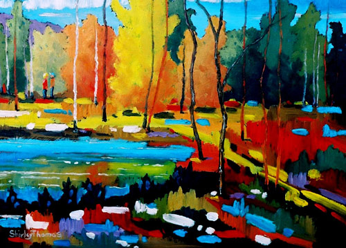 Original oil on board painting