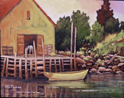 Original oil on board painting