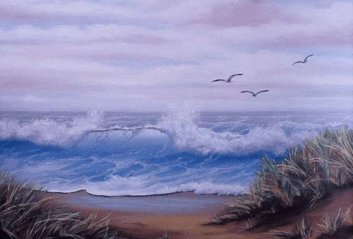 Original oil on board painting