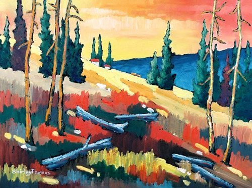 Original oil on board painting