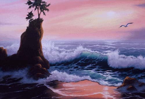 Original oil on board painting