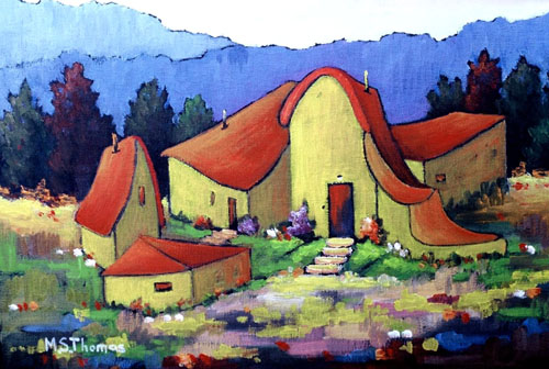 Original oil on board painting