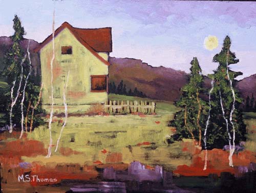 Original oil on board painting