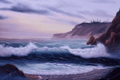 Original oil on board painting