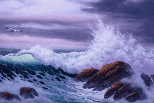Original oil on board painting
