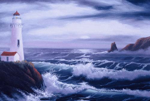 Original oil on board painting