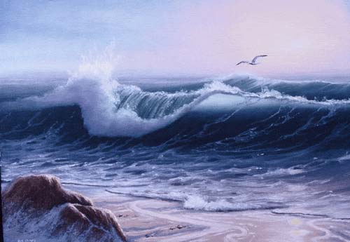 Original oil on board painting