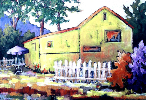 Original oil on board painting