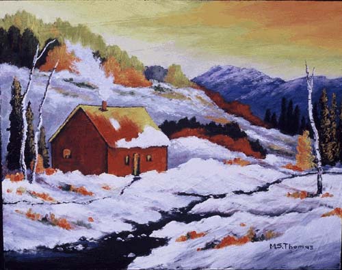 Original oil on board painting