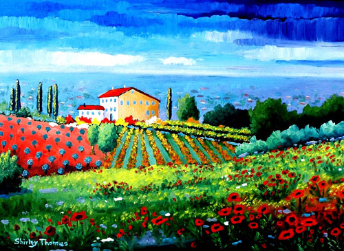 Original oil on board painting
