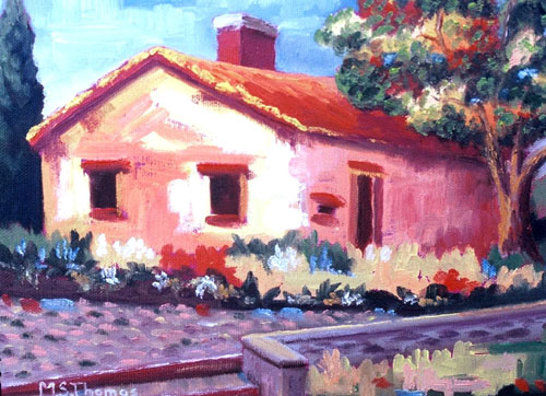 Original oil on board painting