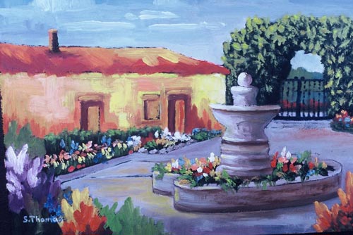 Original oil on board painting