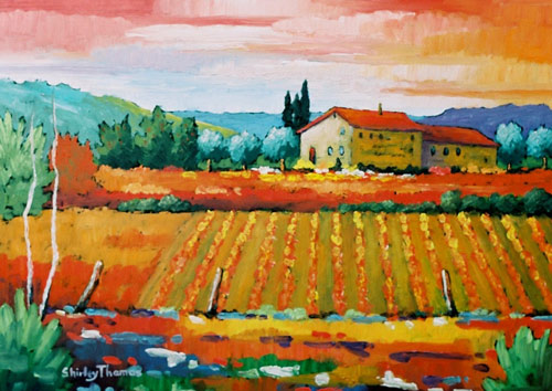 Original oil on board painting