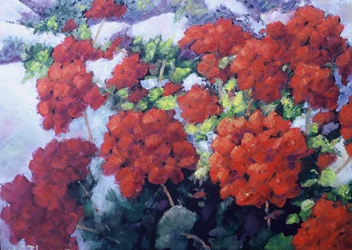 Original oil on board painting