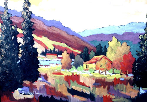Original oil on board painting