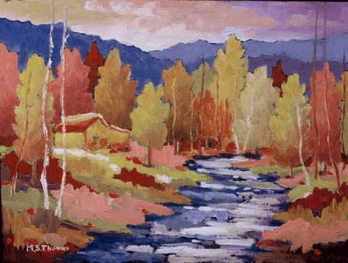 Original oil on board painting